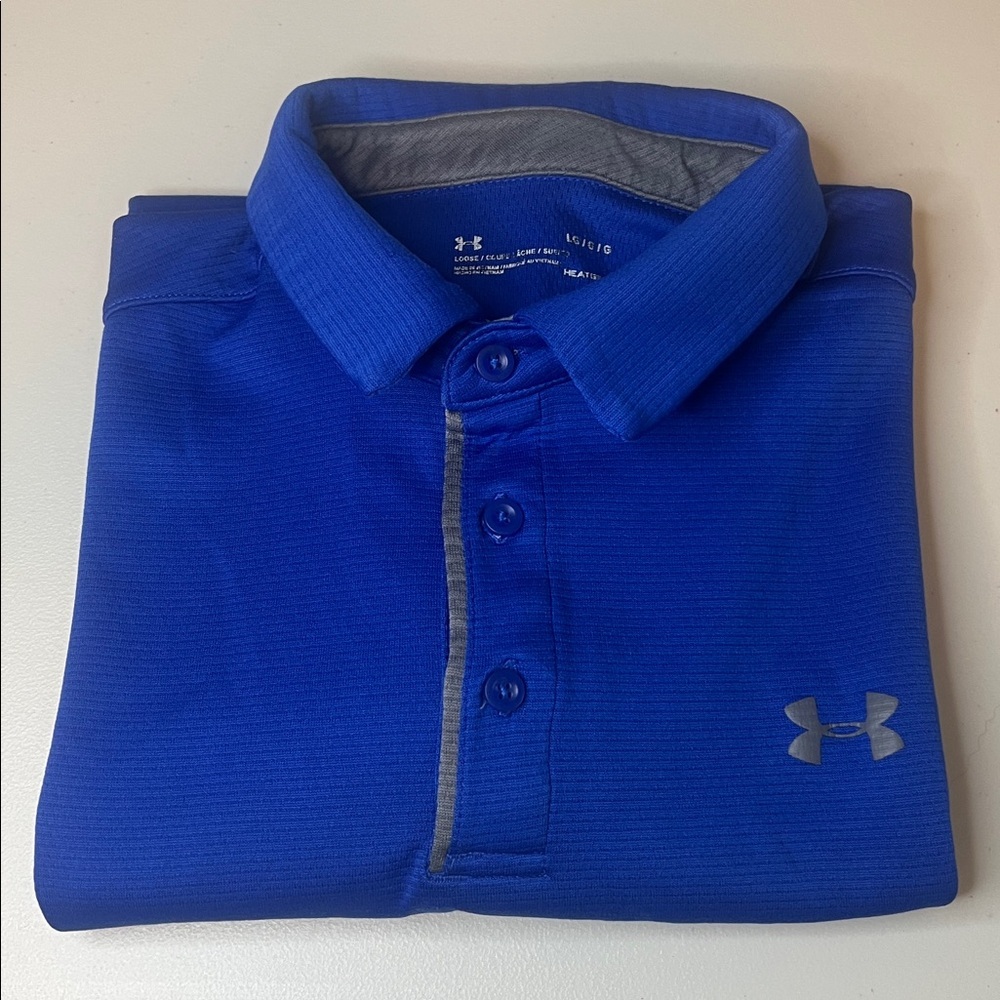 Under Armour Loose Fit Athletic/Casual Blue Size Large